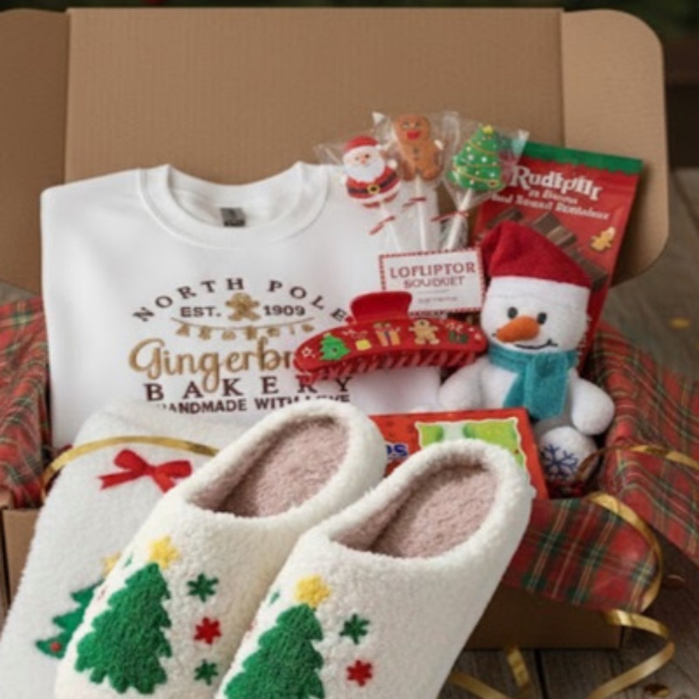 Christmas gift box brr basket